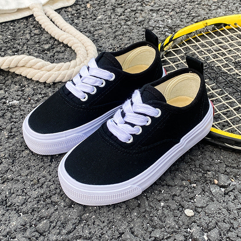 Kid's Canvas Lace-up Shoes