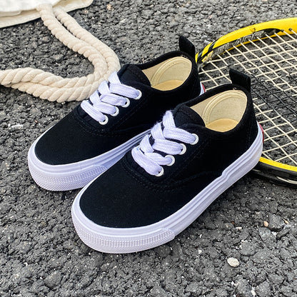 Kid's Canvas Lace-up Shoes