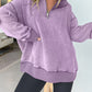 Oversized Quarter Zip Vintage Pullover