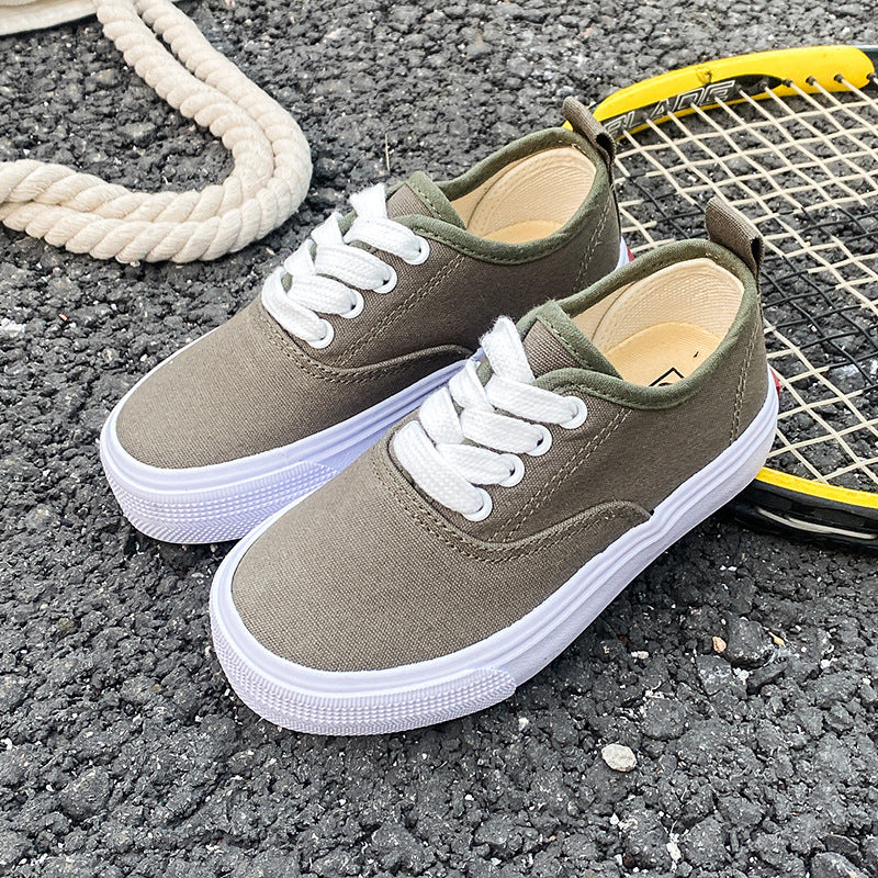 Kid's Canvas Lace-up Shoes