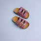 Girls Sparkly Buckle Cork Sandals