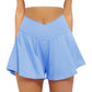 Pocket Faux Two-Piece Shorts