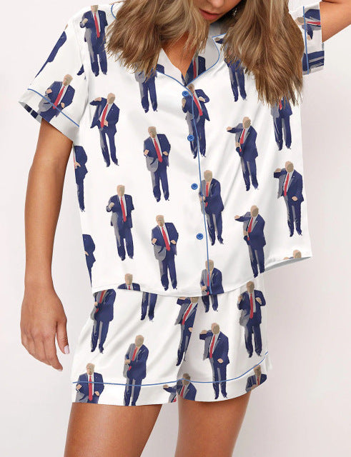 Printed Parent-child Pajamas