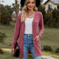 Brushed Pit Stripe Cardigan Jacket