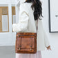 Women's shoulder bag multi-pocket bucket bag crossbody bag