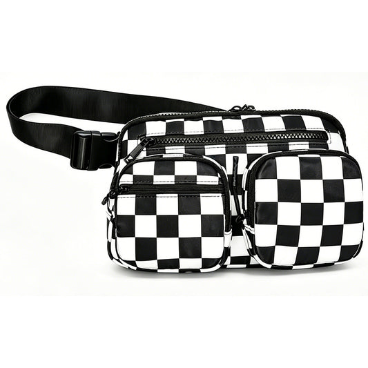 Checker Crossbody Bag