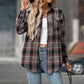 Loose Plaid Pocket Shirt for Women