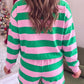 Holly Jolly Christmas Striped Sweatsuit