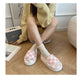 Checkerboard Furry Slippers