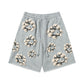 Printed camouflage shorts