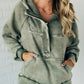 Half-zip Hooded Sweatshirt