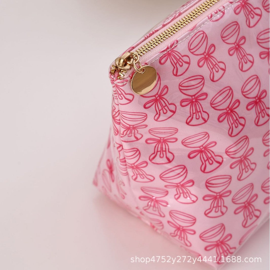 Chic Patterned Cosmetic & Travel Pouch