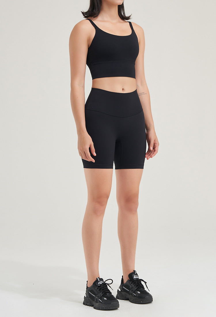 High Waisted Seamless Yoga Shorts