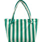 Terry Cloth Beach Tote Bag Large Toweling Handbag for Summer Vacation