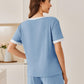 Cozy Ribbed Contrast Lounge Set