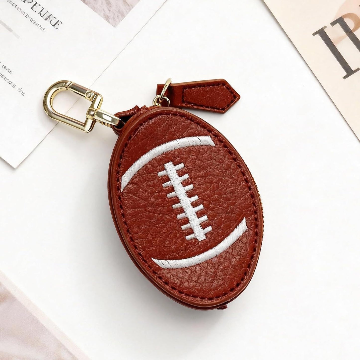 Mini Coin Purse / Football Basketball Rugby Pickleball