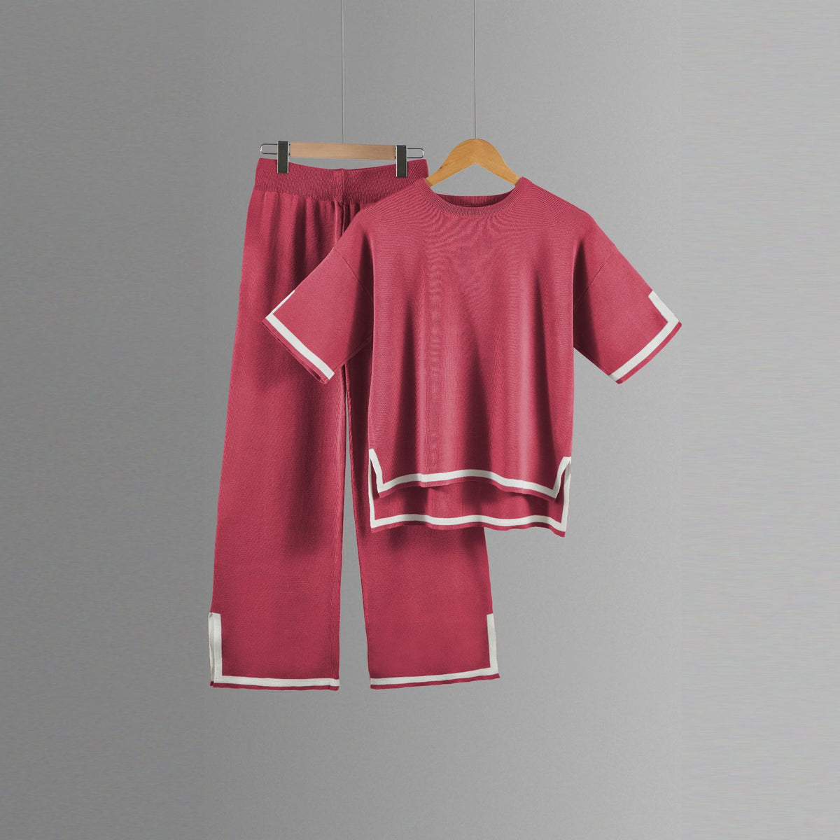 The Wren Contrast Knit Set