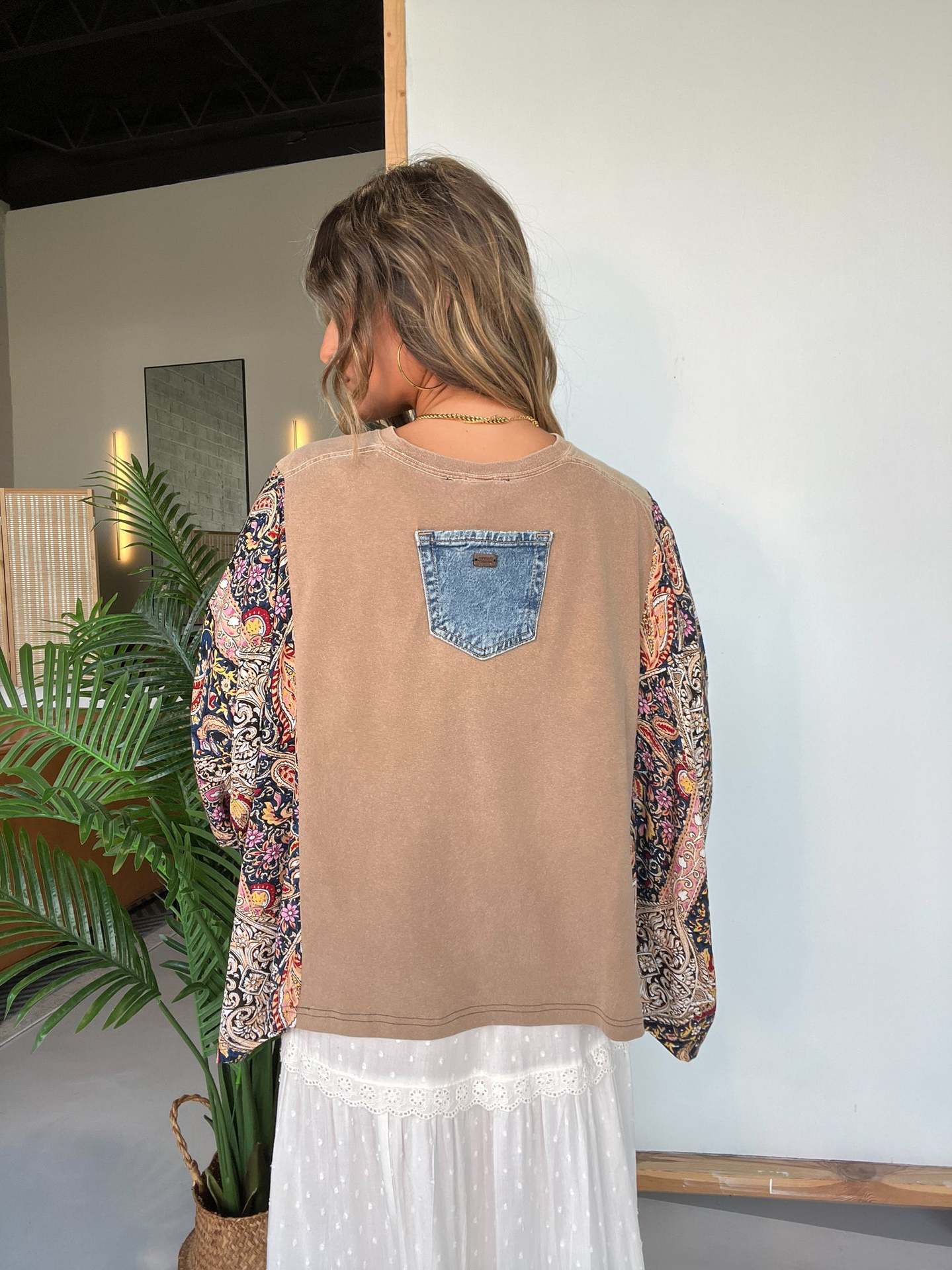 Loose Casual Bat-sleeve Top