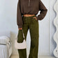 Women's Cropped Half-Zip Sweatshirt