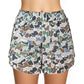 High-Waisted Camo Athletic Running Shorts