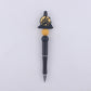 Halloween Pumpkin Spider Silicone Beaded Pen(MOQ:3)