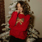 Golden Bow Chunky Knit Sweater
