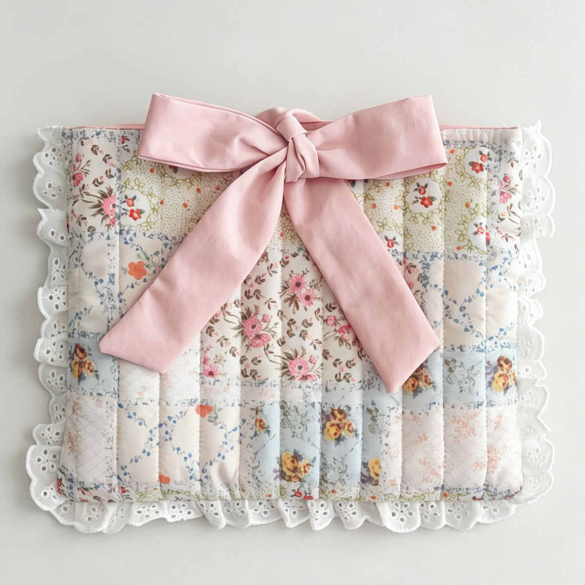 Lace Quilted Bible Bag