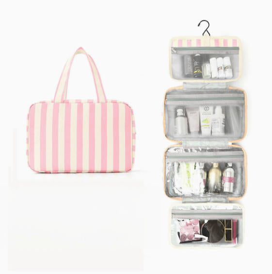 Customizable Name Wet/Dry Separation Toiletry & Cosmetic Bag – Portable Organizer