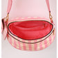 Striped Crossbody Belt Bag with Coin Pouch