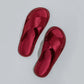 Women's Satin Cross-Strap Slide Slippers