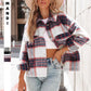 Plaid Short Woolen Thick Coat