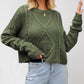 Large Size Loose Chunky Knit Pullover Sweater