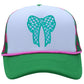 Checkered Bow Trucker Cap