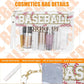 2 Pieces Set Flat Clear Pouch PVC Toiletry Storage Bag (MOQ 5)