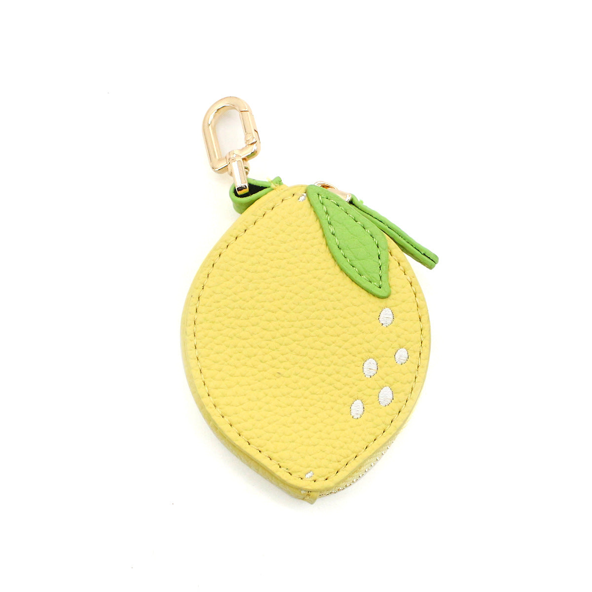 Cute Embroidered Leather Fruit-Shaped Chili Pepper Coin Purse