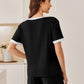 Cozy Ribbed Contrast Lounge Set