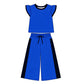 Custom Kids Top Wide Leg Pants Set Ruffle Set