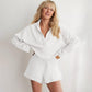 V-neck Pullover Long-sleeved Shirt