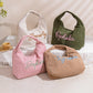 Personalized Corduroy Hobo Shoulder Bag Custom Name Embroidery Tote