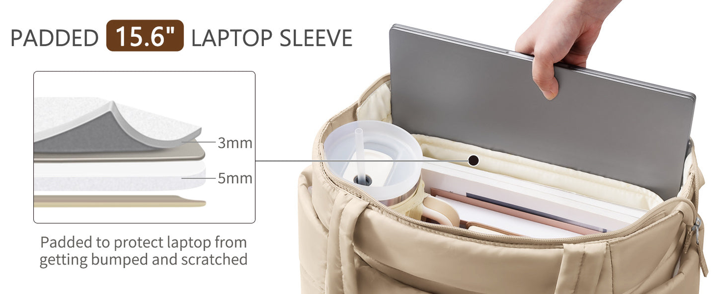 All In One Puffer Tote