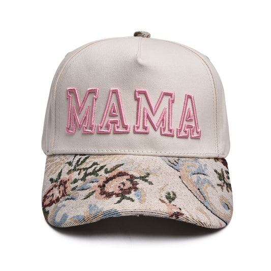 MAMA  Retro Casual Hat with Vintage Jacquard