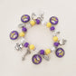 Game Day Team Charm Bead Bracelet Collection