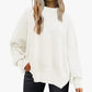 Crew Neck Batwing Sweater