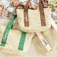 Personalized Straw Tote Bag