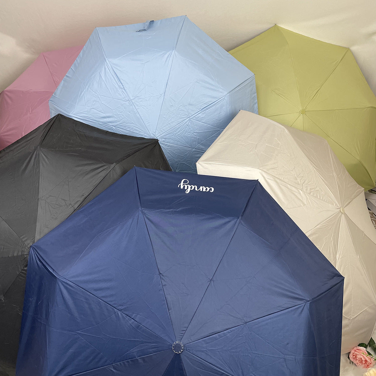 Custom Printed Compact Folding Umbrella