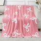 Half-Fleece Bow Blanket