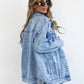 Trendy Oversized Denim Jacket for Women