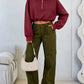 Women's Cropped Half-Zip Sweatshirt