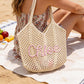 Custom Woven Tote Beach Bag
