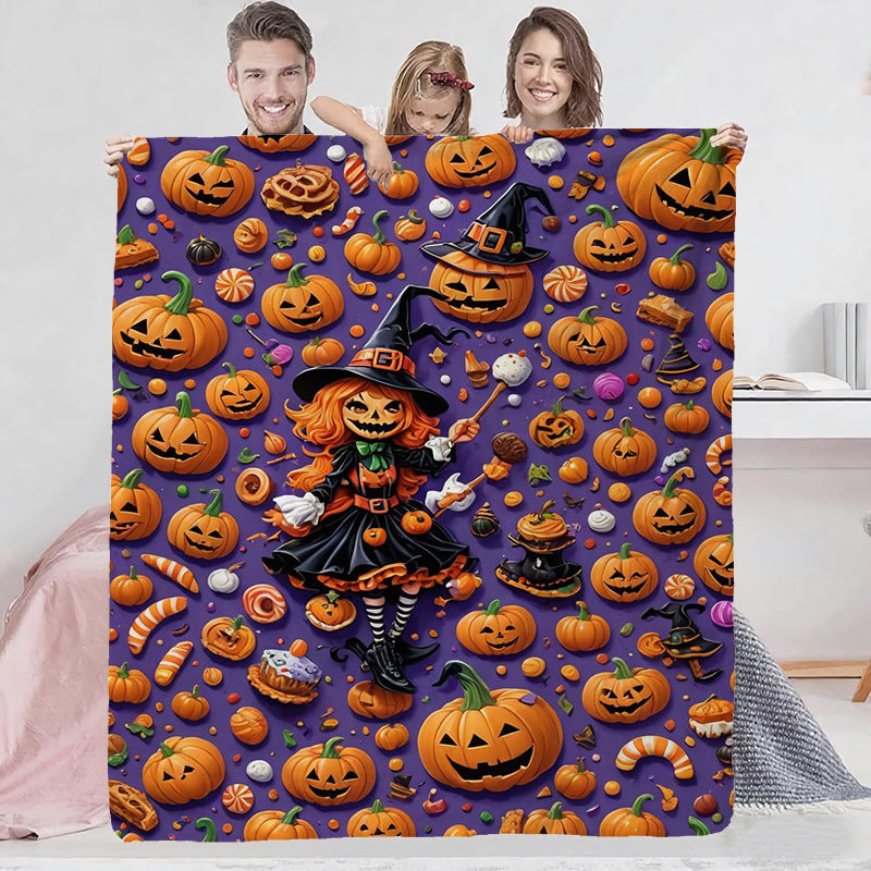 Halloween Flannel Blanket